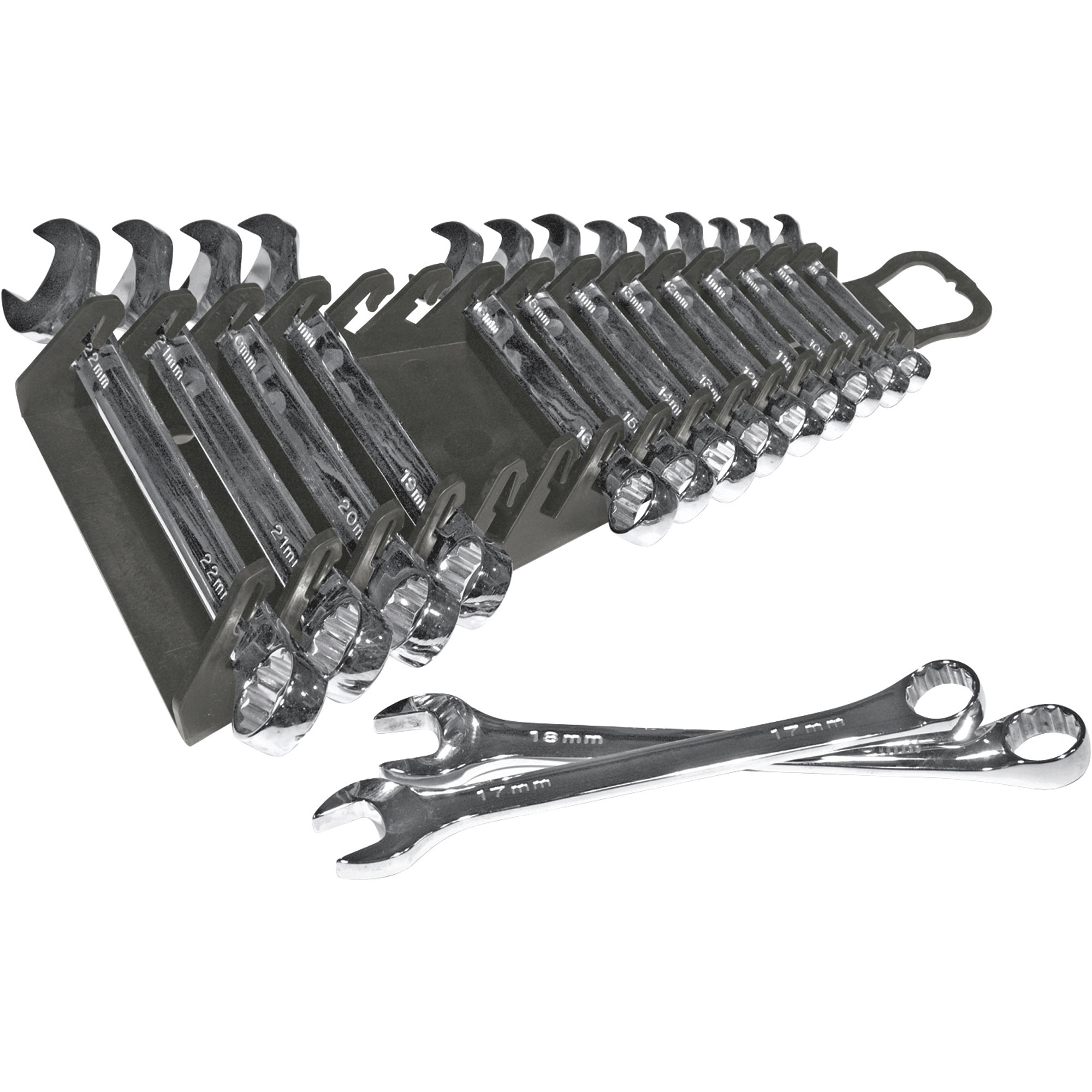 Ernst Manufacturing Reverse Wrench Gripper Organizer, 15-Tool Capacity, Model# 5187